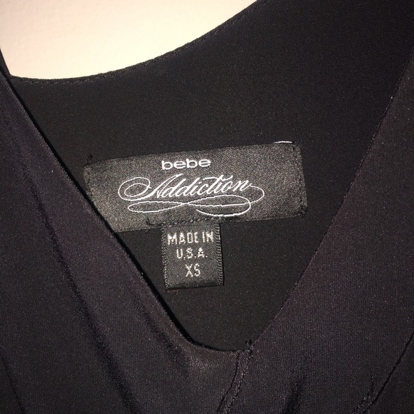 Bebe Asymmetrical Cocktail Dress (XS) - Picture 3 of 3